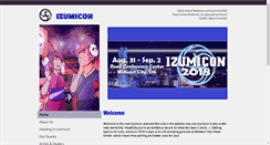 Desktop Screenshot of izumicon.com